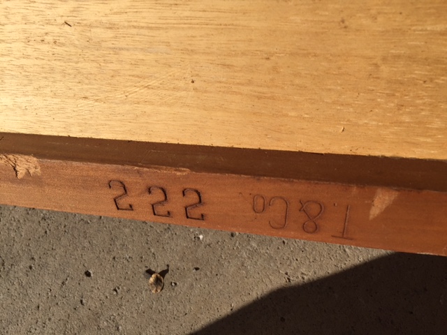 Antique Louis XV Style Twin Headboard, Foot Board, and Frame