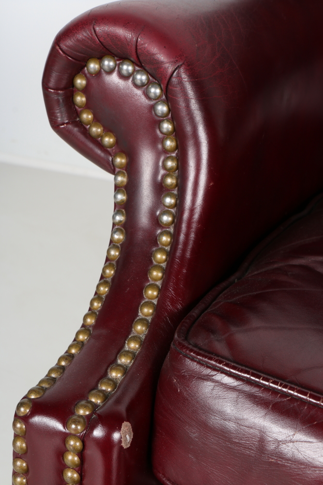 Bradington Young Leather Reclining Wing Chair