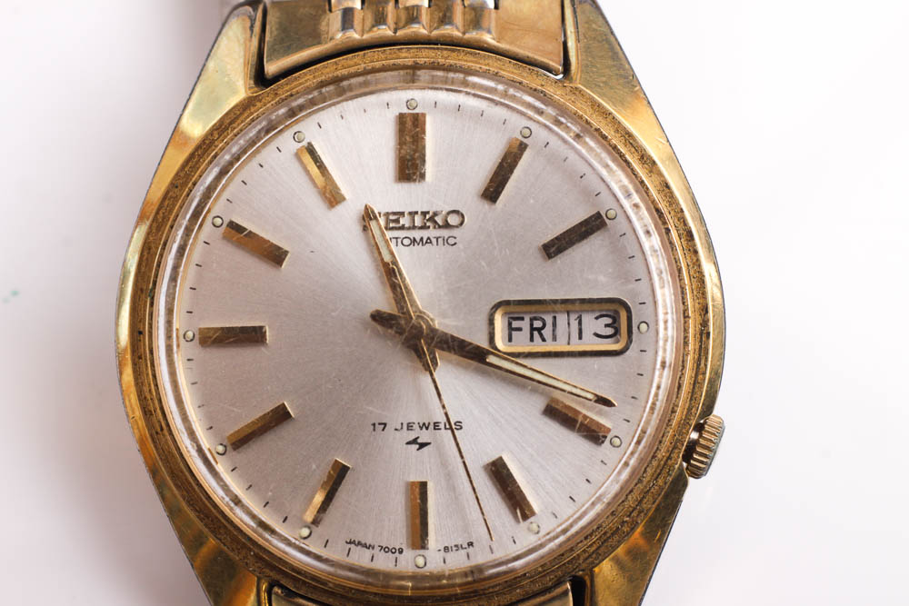 Men's Watches Including Seiko and Benrus