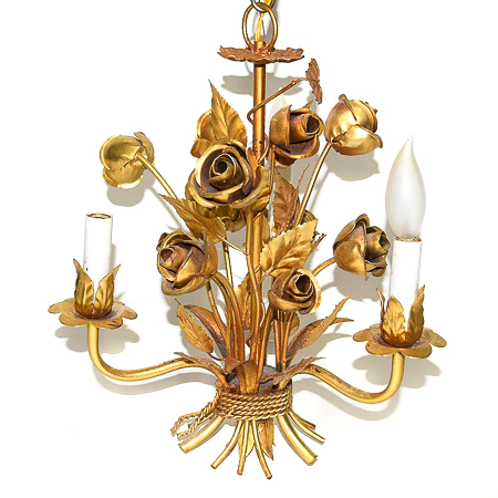 Italian Tole Chandelier
