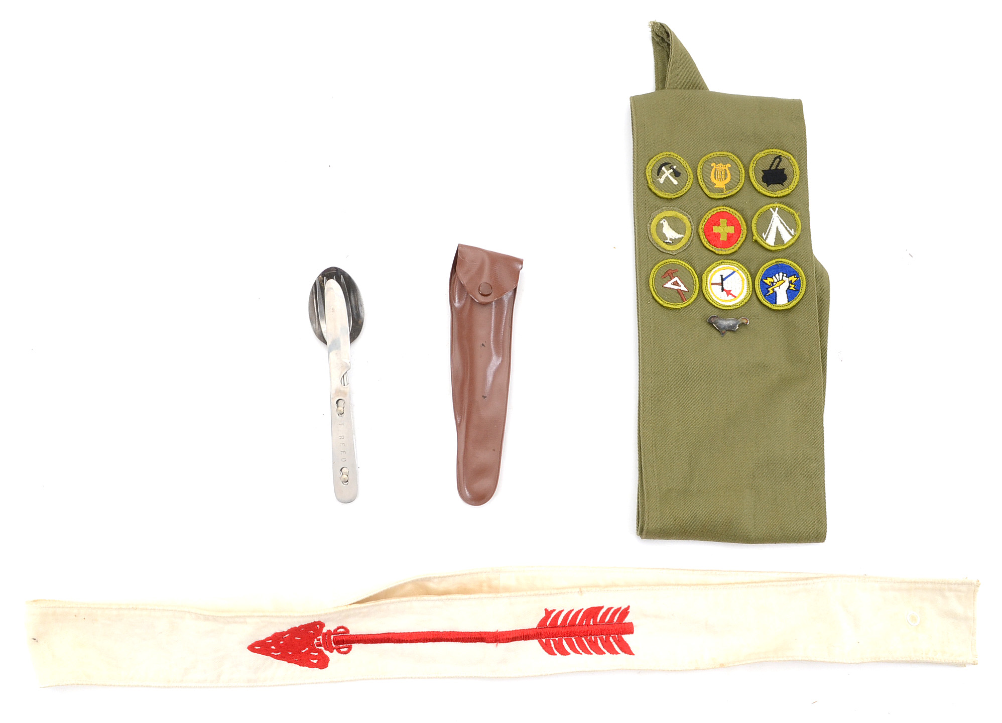 Boy Scouts Of America Uniform with Patches and Pins