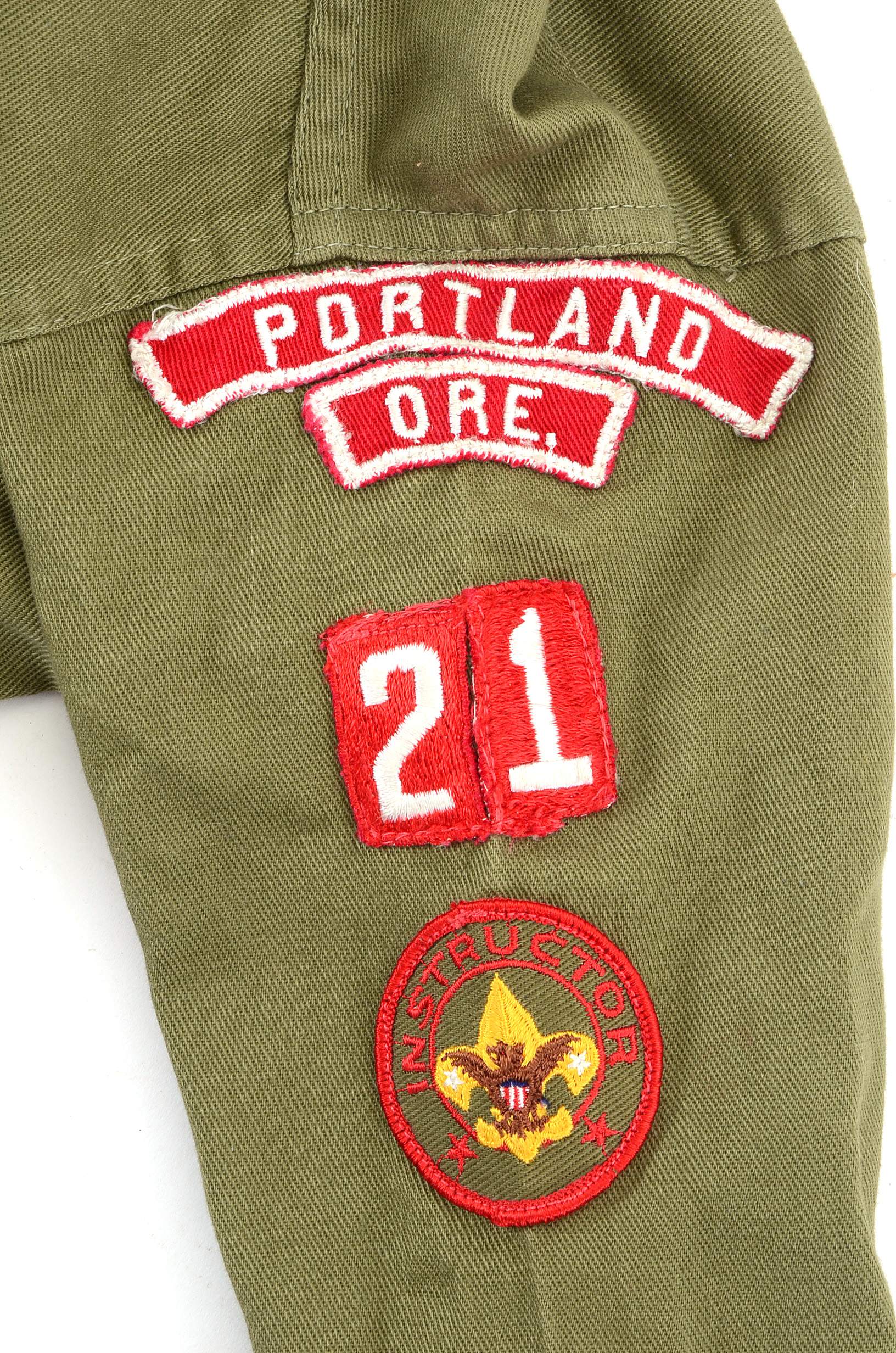 Boy Scouts Of America Uniform with Patches and Pins