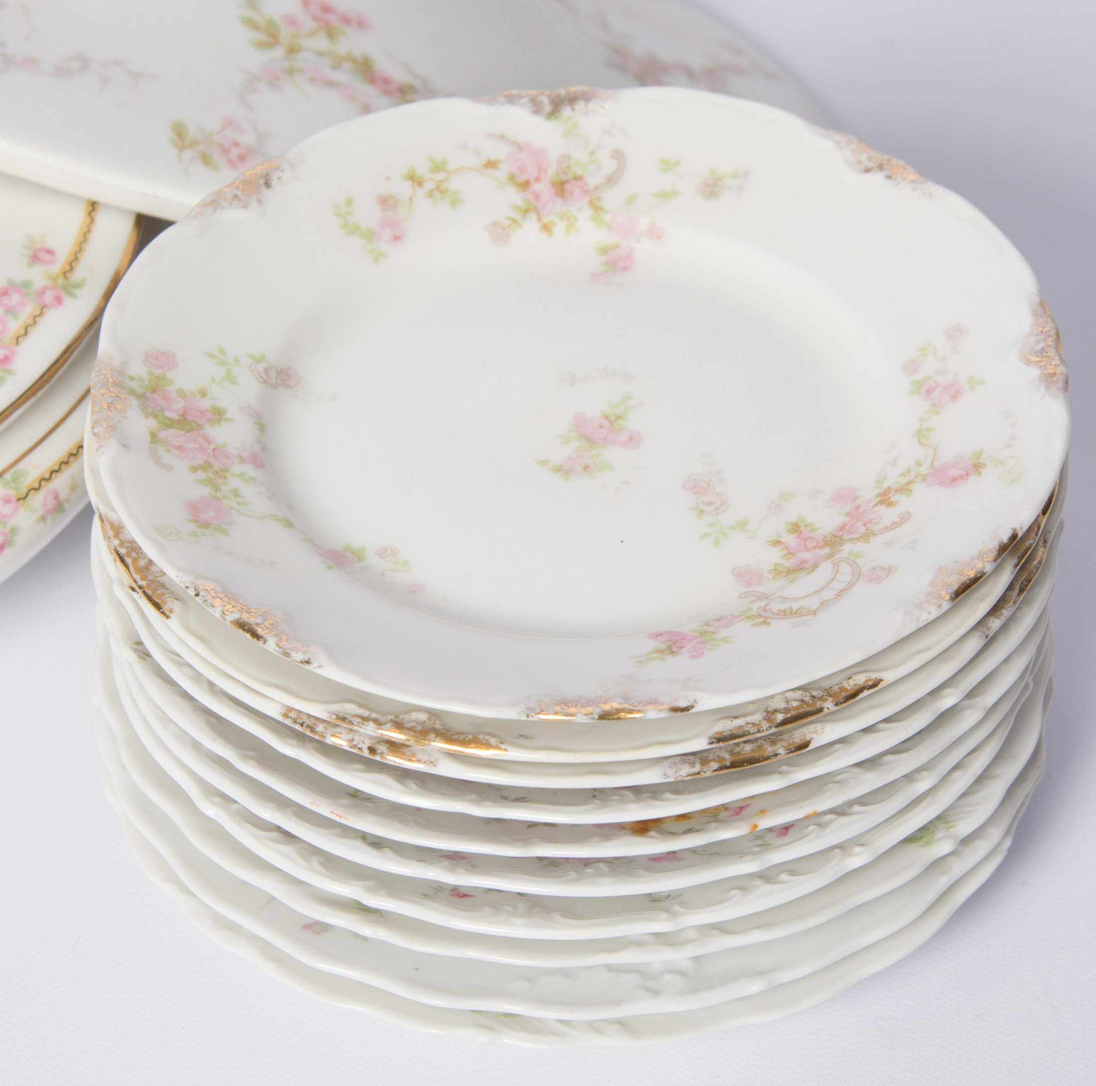 Pink Rose China Set