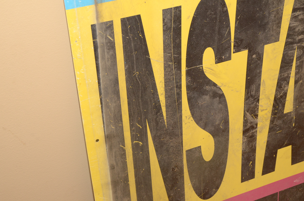 Pair of Vintage Maryland Lottery Signs