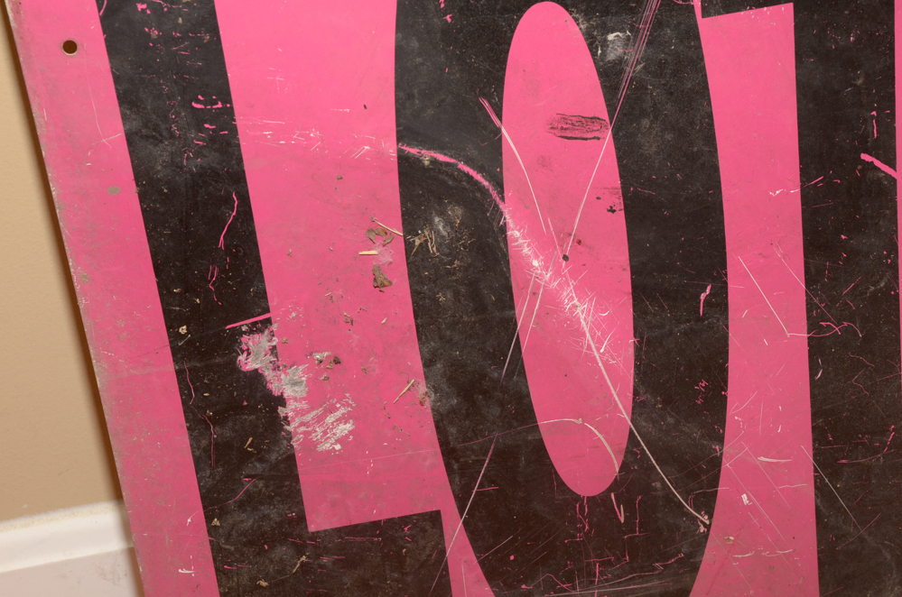 Pair of Vintage Maryland Lottery Signs