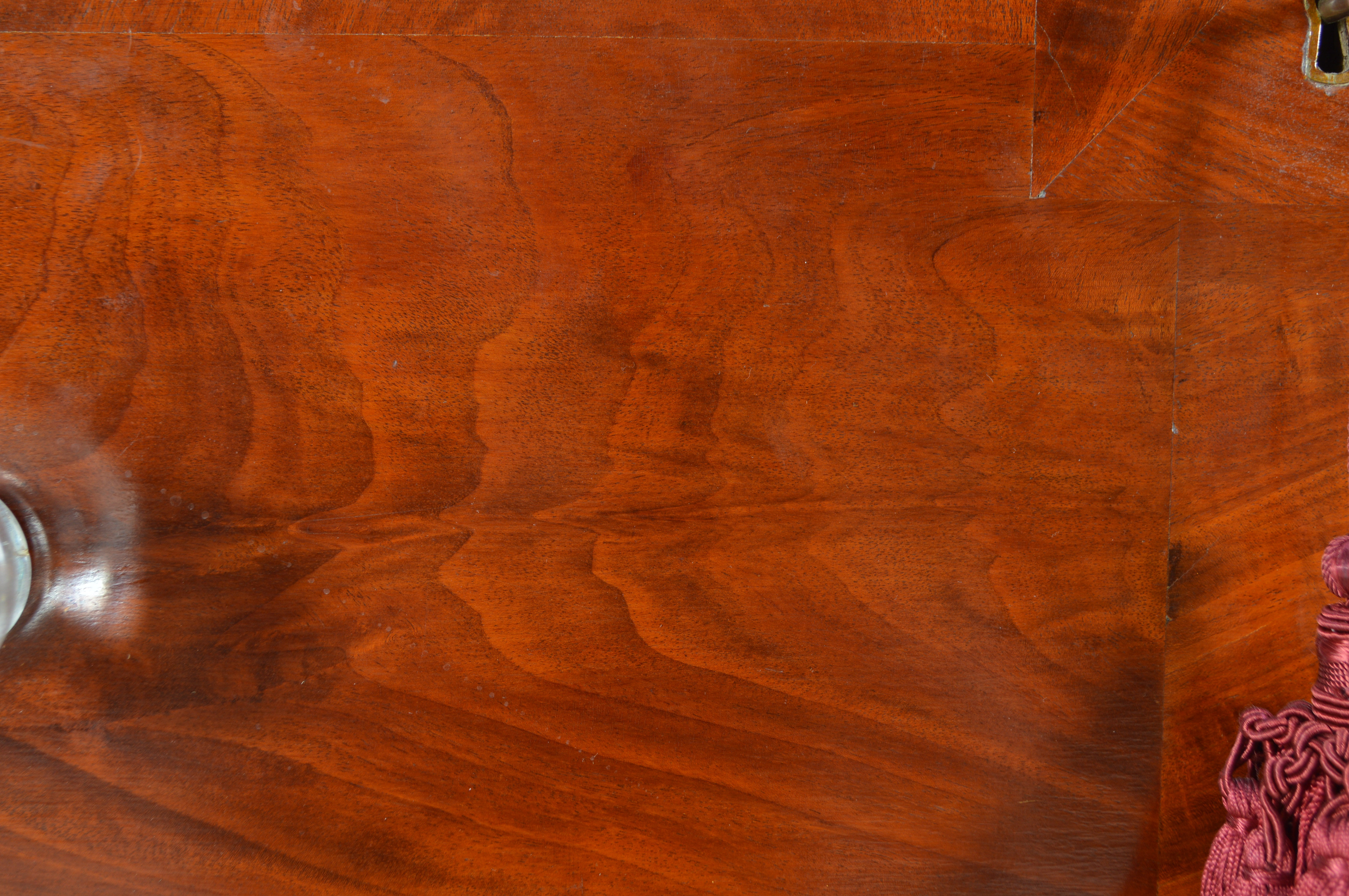 Antique Empire Style Cherry Butler's Desk