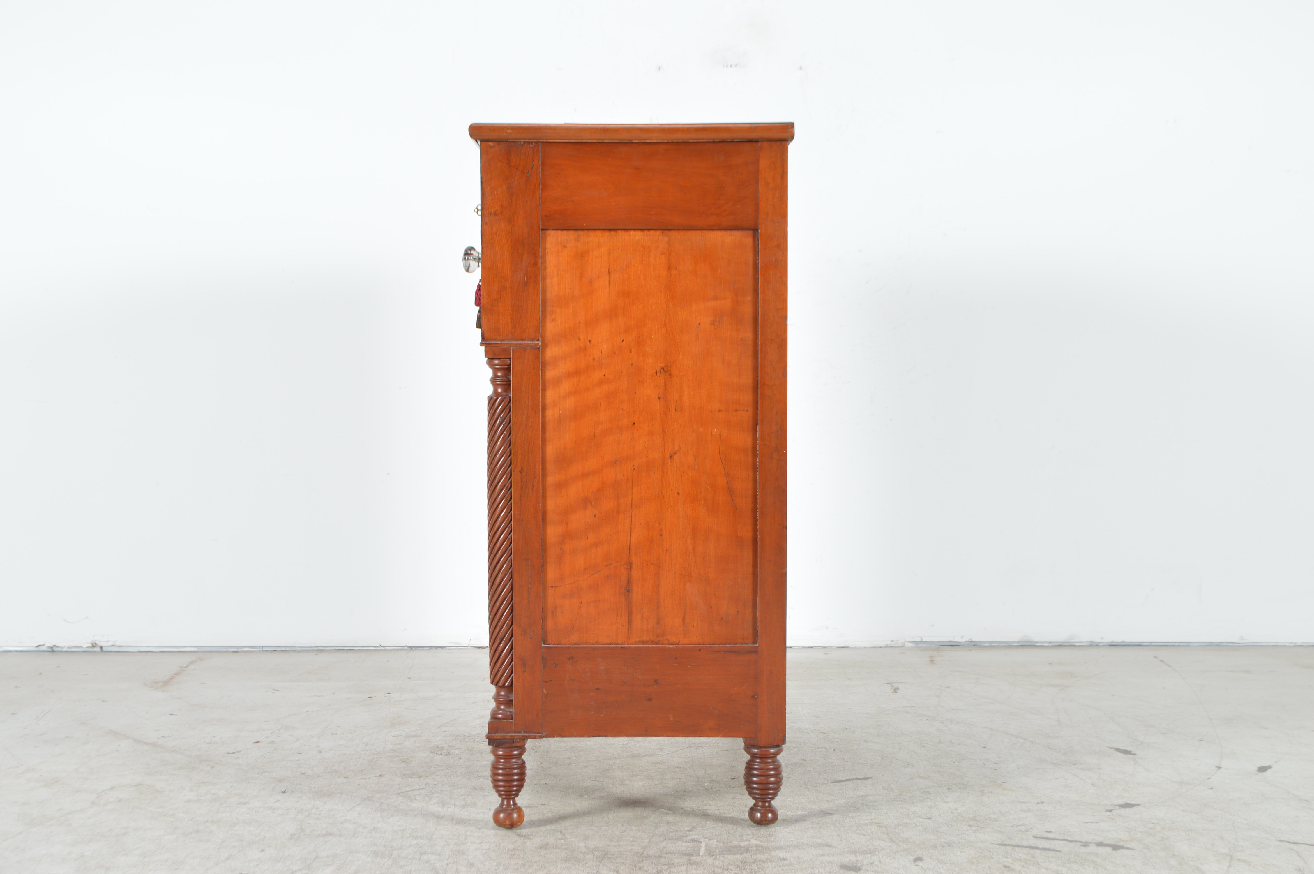 Antique Empire Style Cherry Butler's Desk