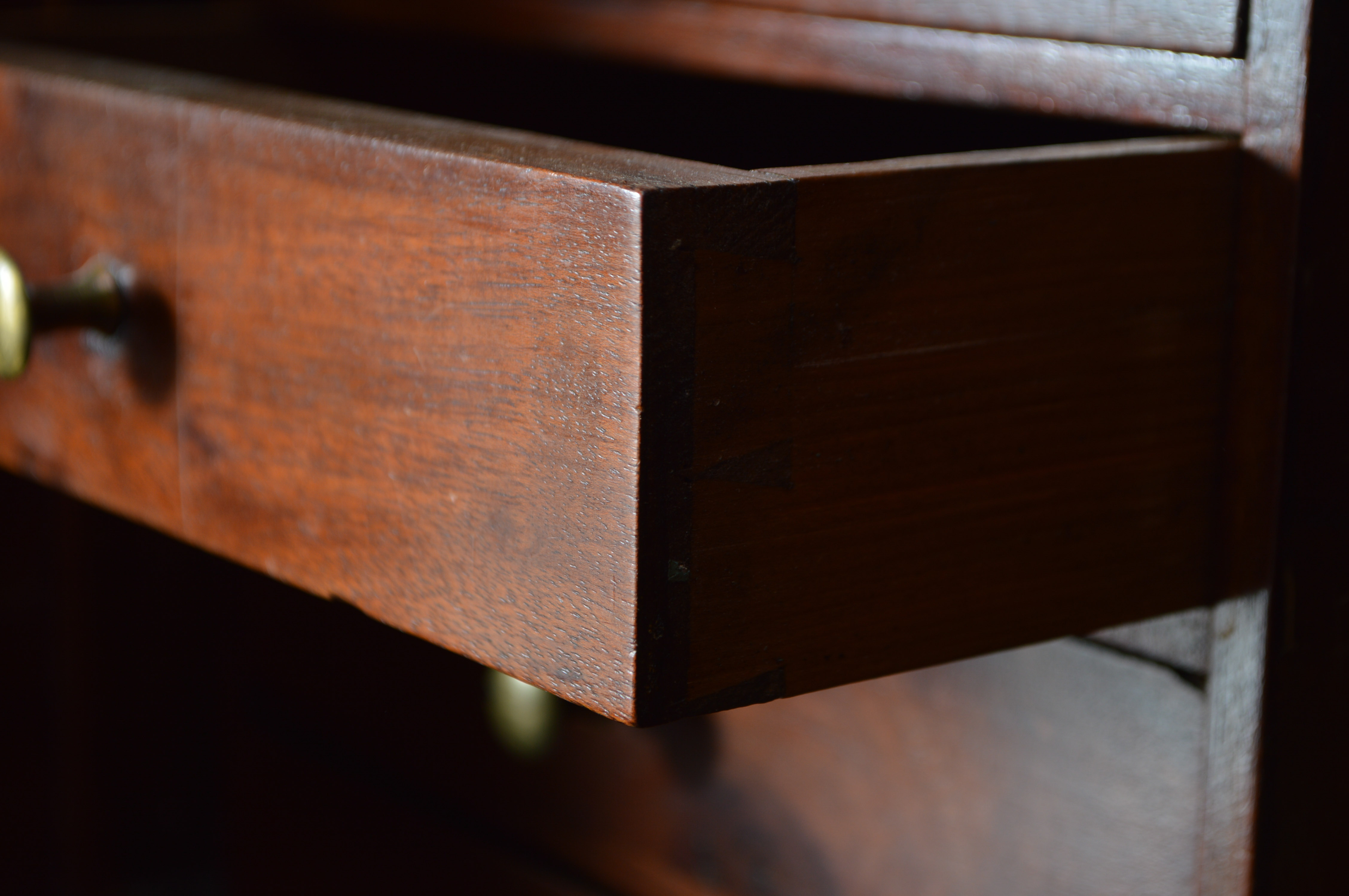 Antique Empire Style Cherry Butler's Desk