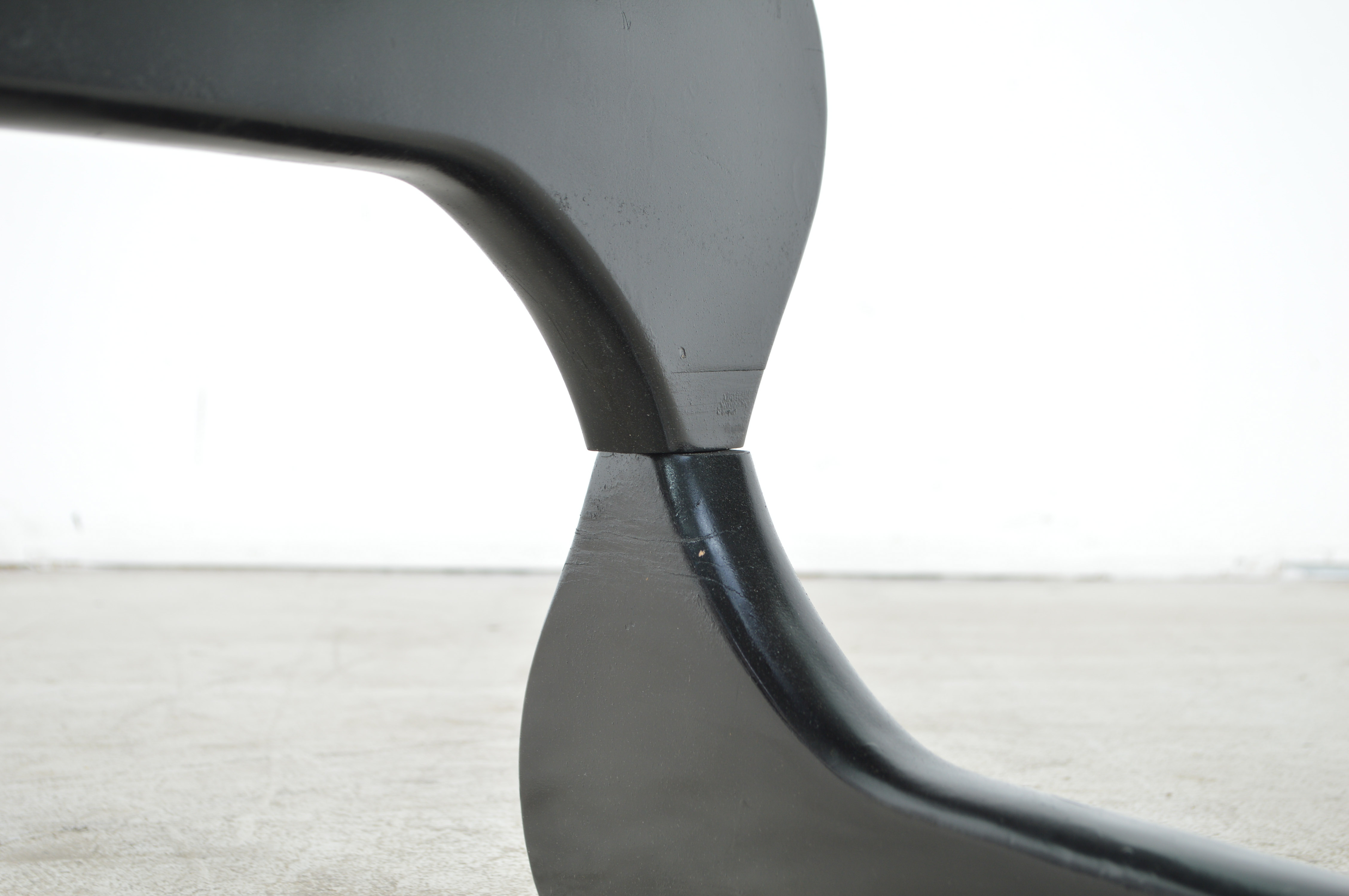 Noguchi Inspired Tribeca Glass-Top Coffee Table by Modway