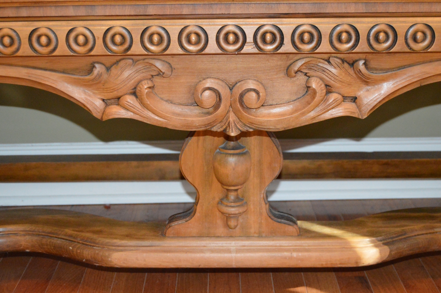 Vintage Eastlake Walnut Buffet by H.E. Shaw