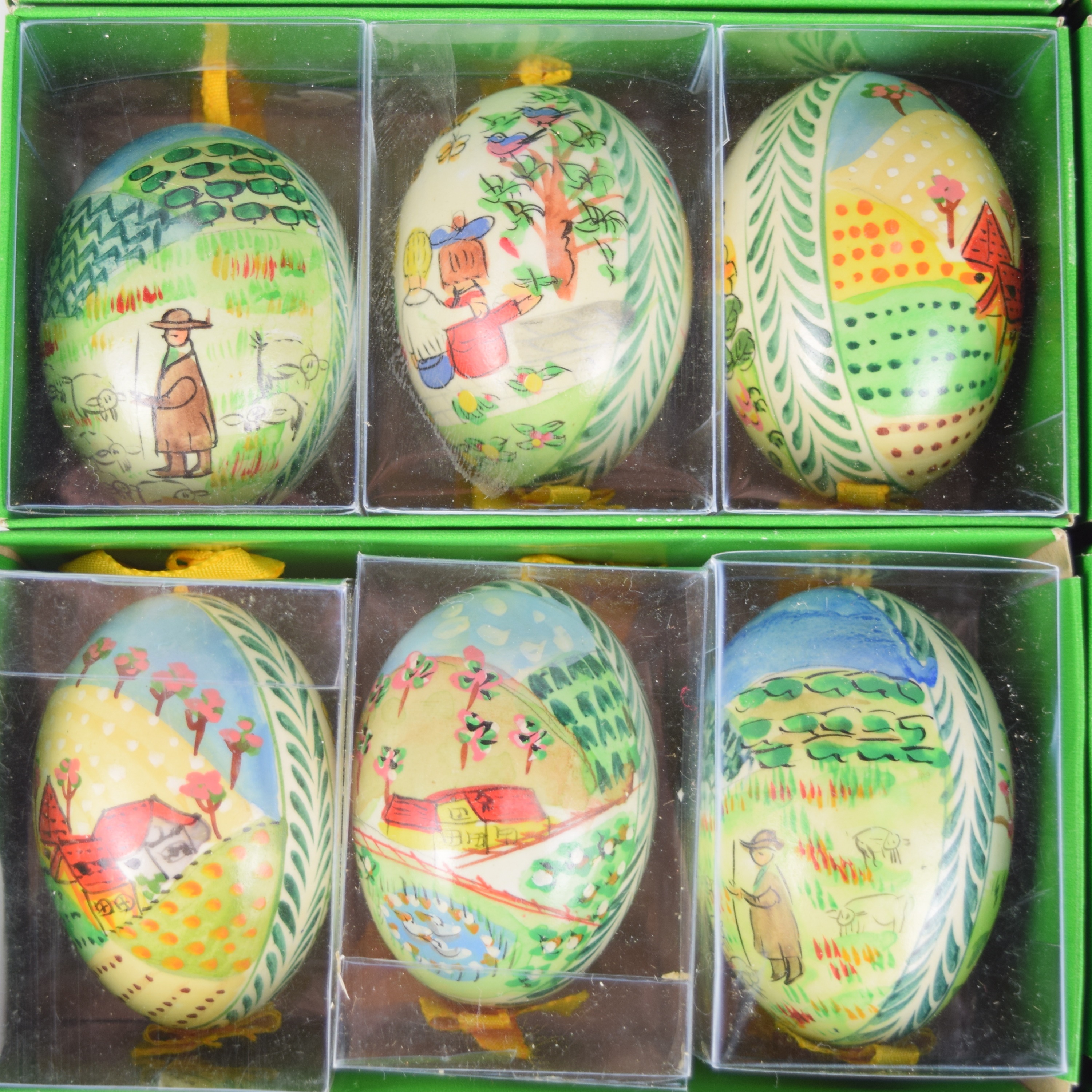 Twenty Three Hand Painted Eggs
