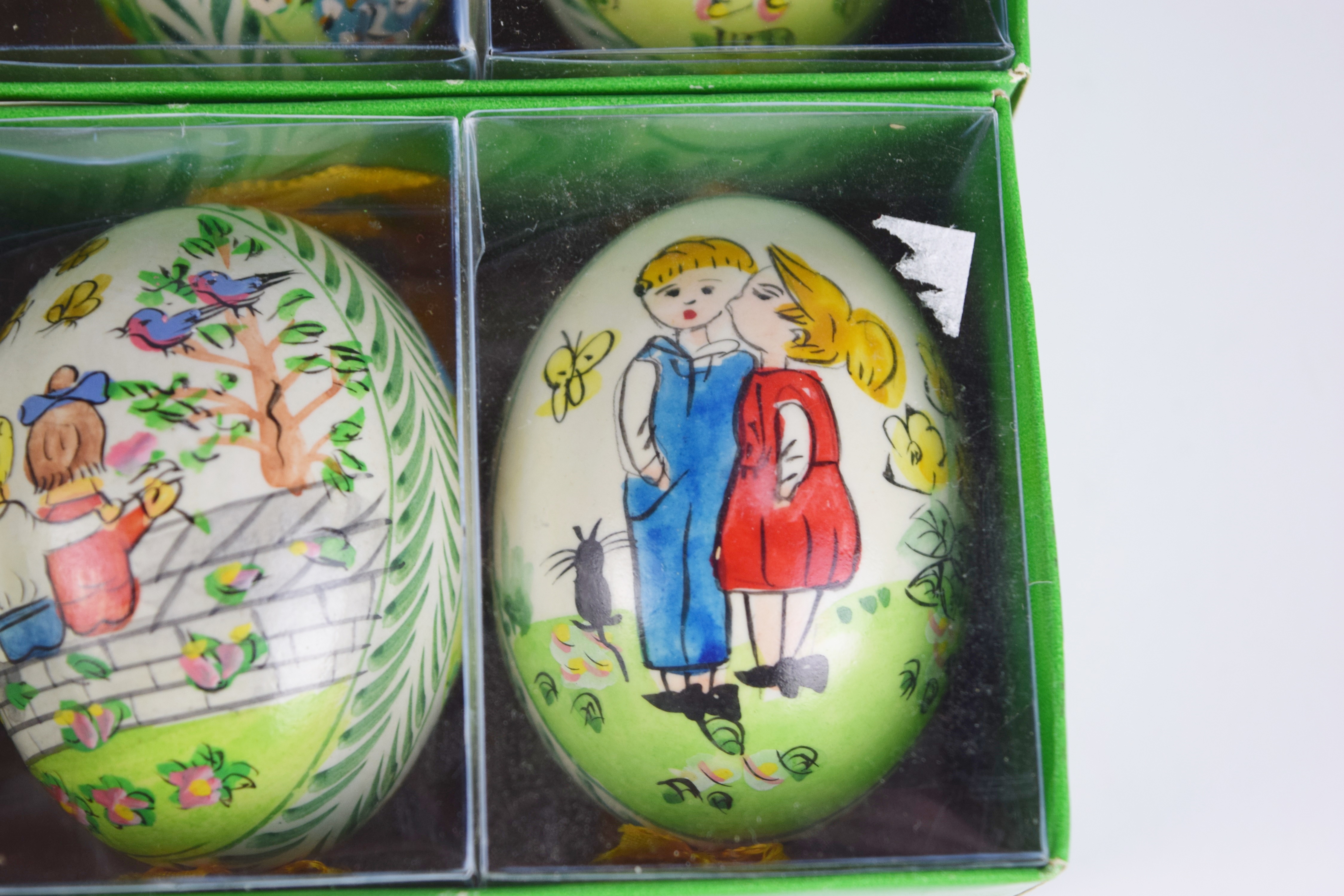 Twenty Three Hand Painted Eggs