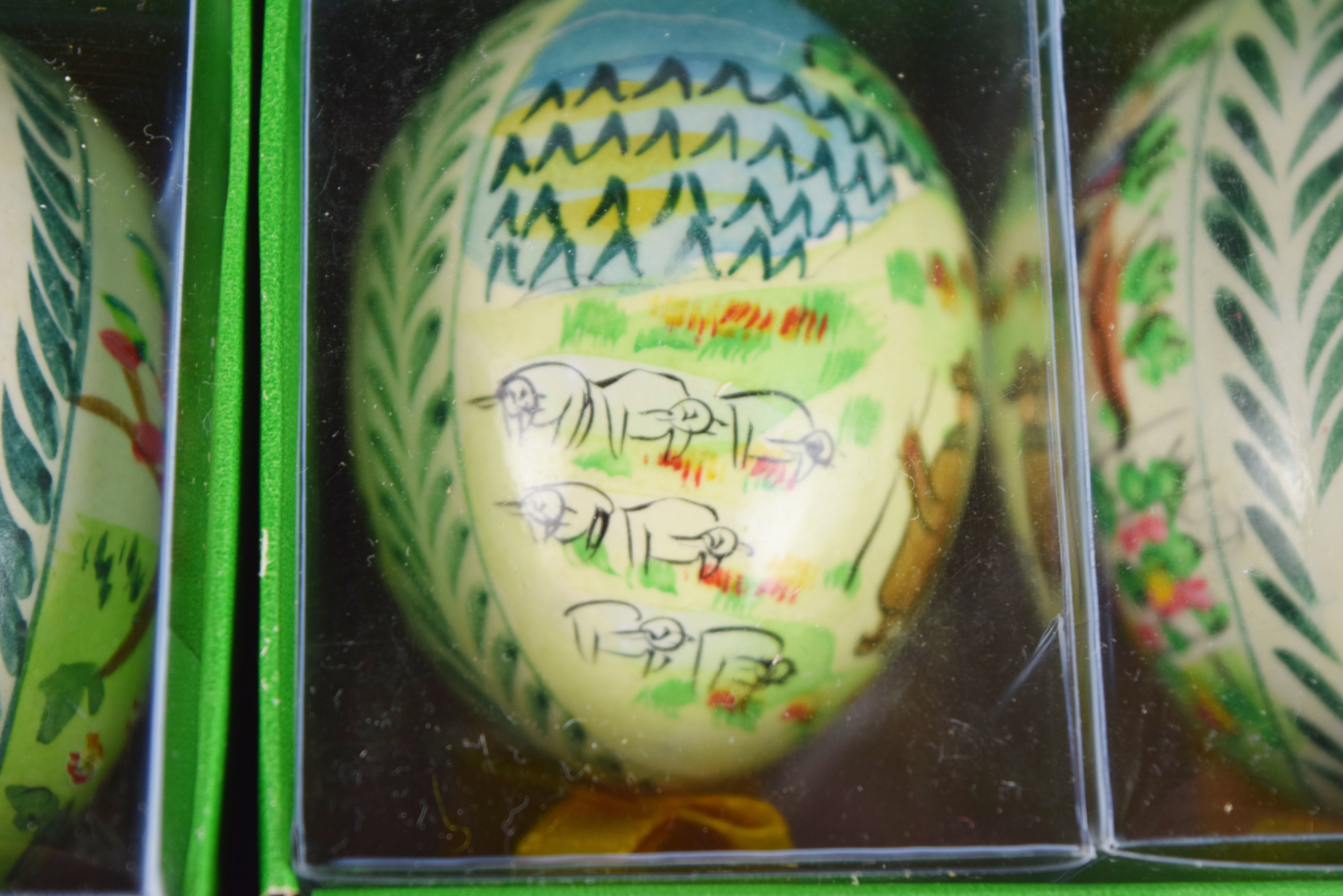 Twenty Three Hand Painted Eggs