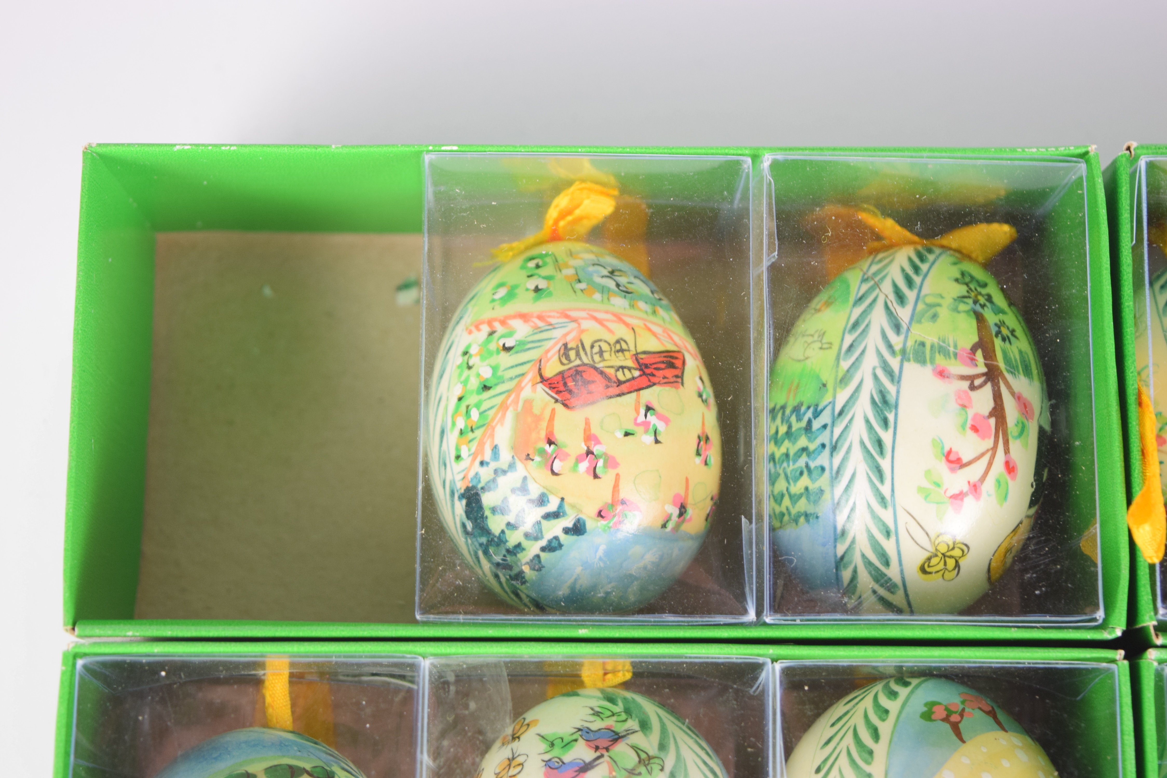 Twenty Three Hand Painted Eggs
