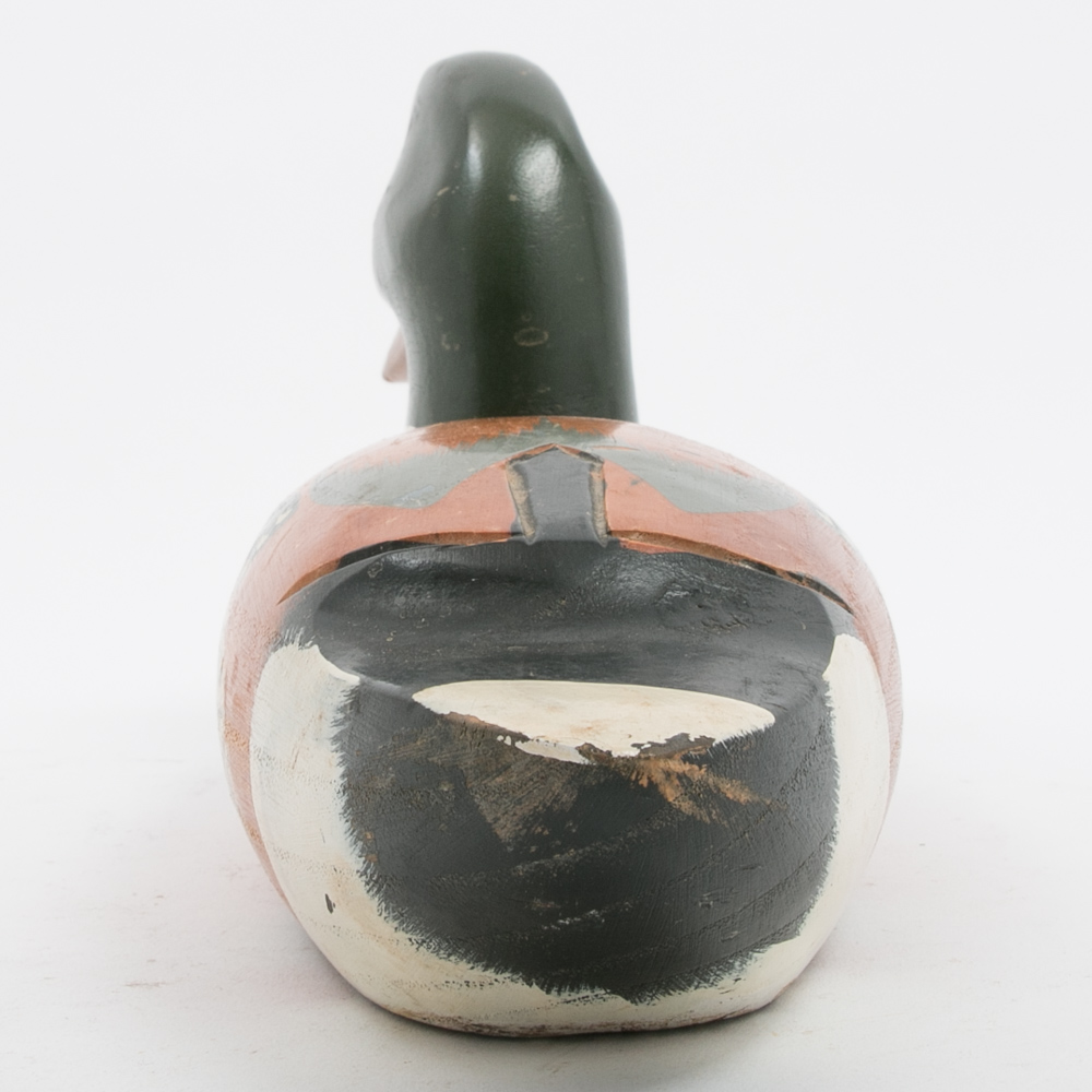 Hand Crafted Wooden Duck Decoys, Including Chas. Moore