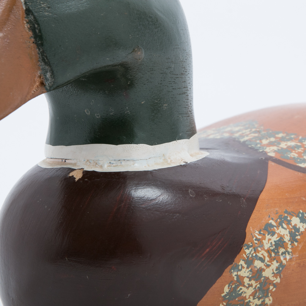 Hand Crafted Wooden Duck Decoys, Including Chas. Moore