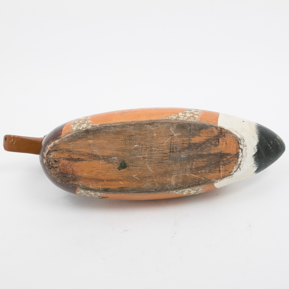 Hand Crafted Wooden Duck Decoys, Including Chas. Moore