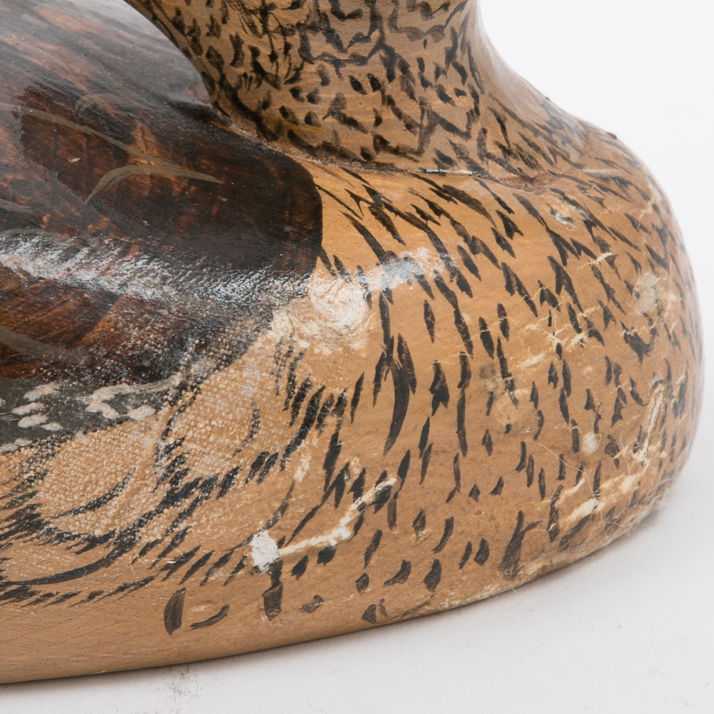 Hand Crafted Wooden Duck Decoys, Including Chas. Moore
