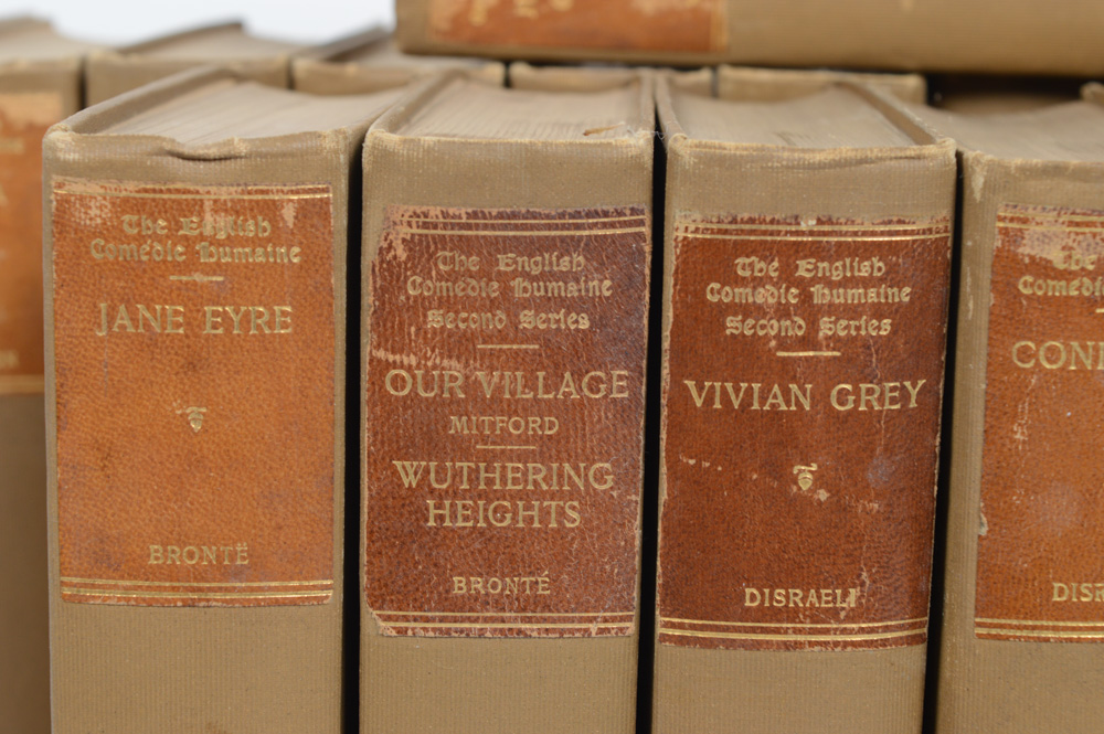 Antique Hardcover Collection "The English Comedie Humaine"