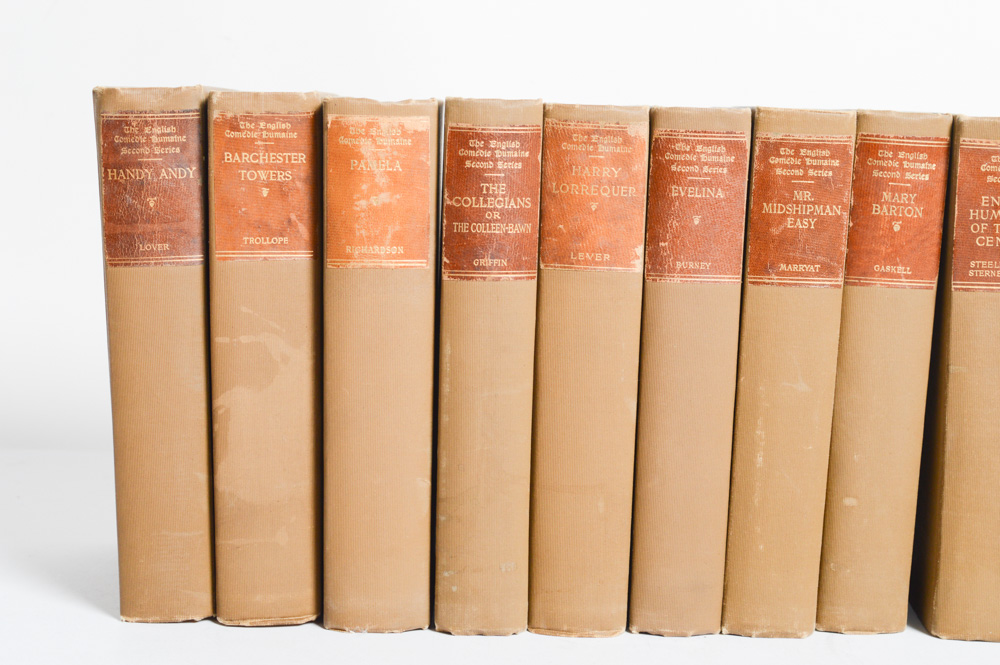 Antique Hardcover Collection "The English Comedie Humaine"