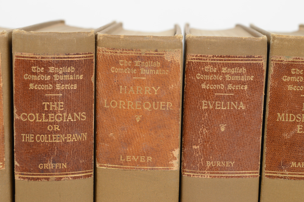 Antique Hardcover Collection "The English Comedie Humaine"