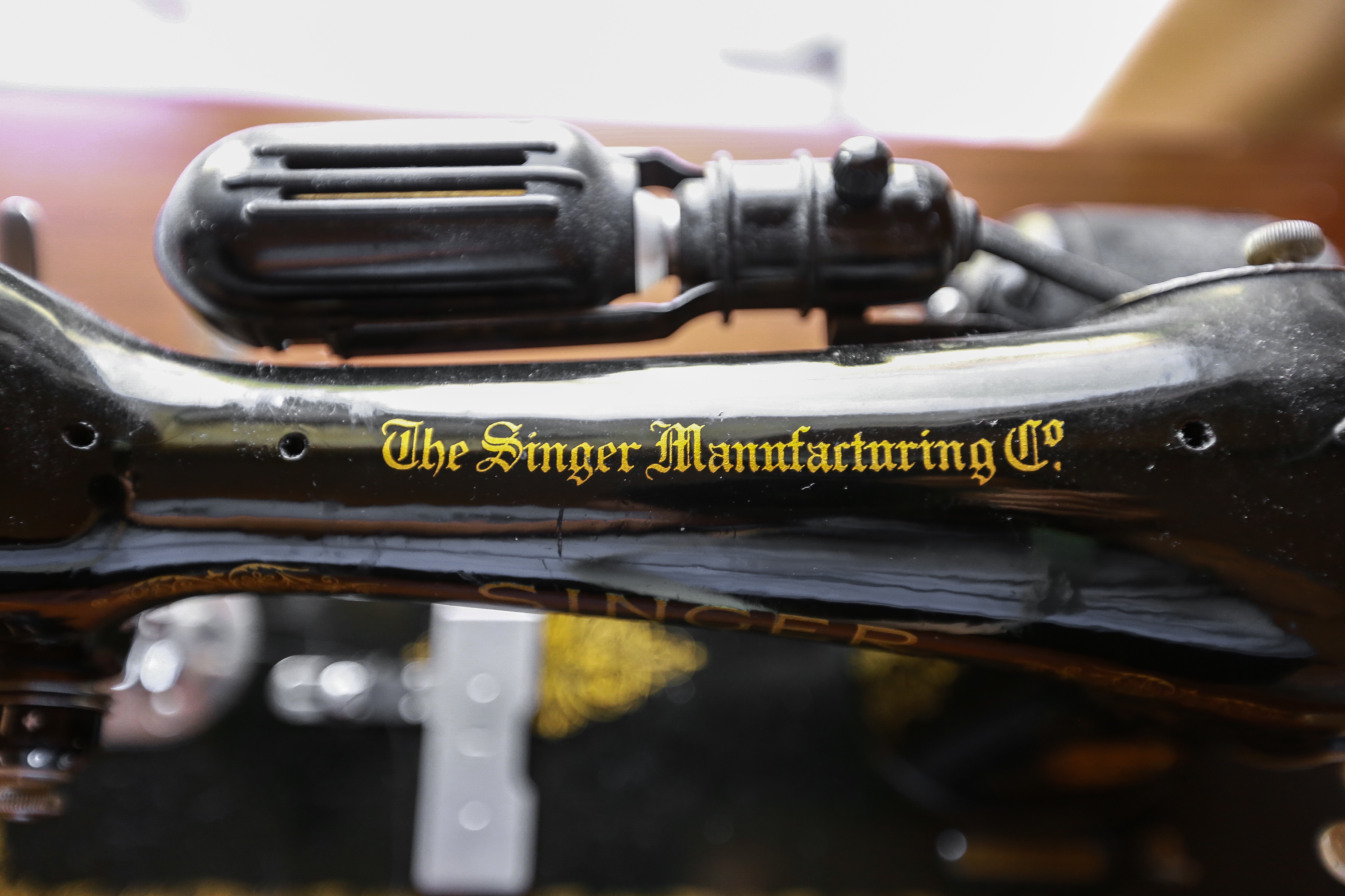 Circa 1940 Singer Sewing Machine Table