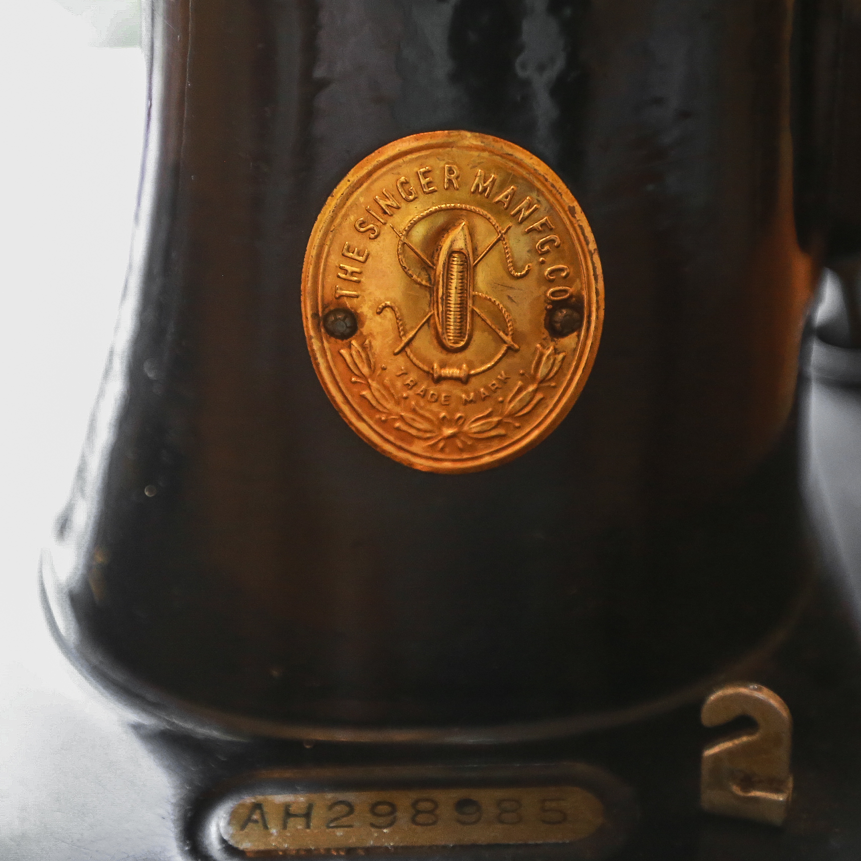 Circa 1940 Singer Sewing Machine Table