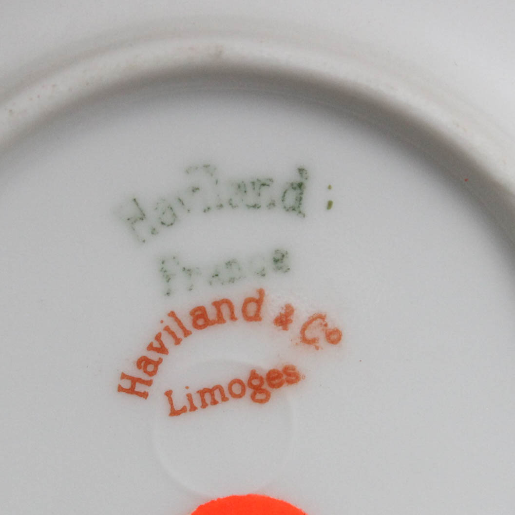 Porcelain Butter Pat Collection with Custom Built Display