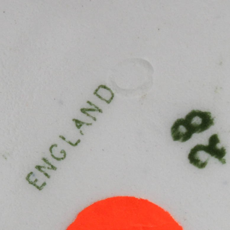 Porcelain Butter Pat Collection with Custom Built Display