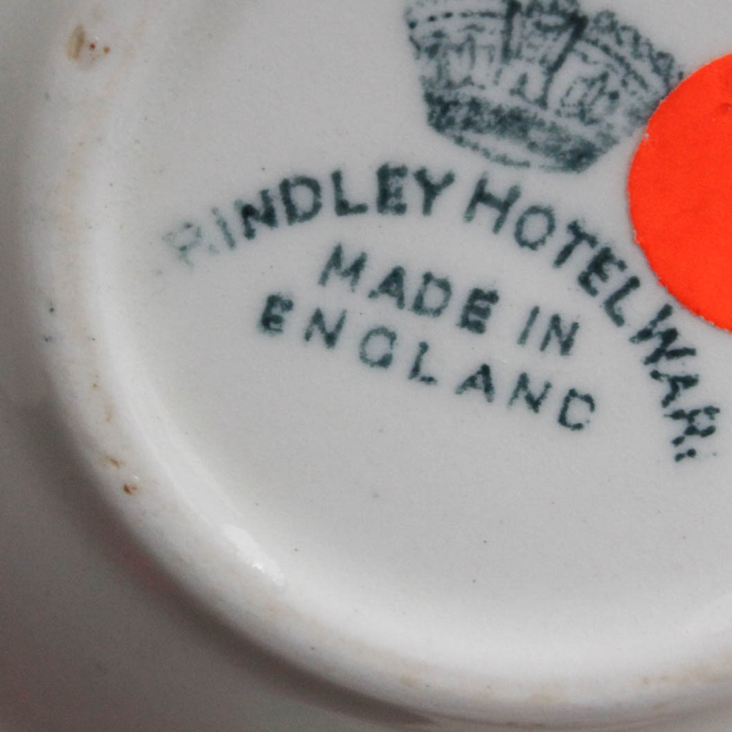 Porcelain Butter Pat Collection with Custom Built Display