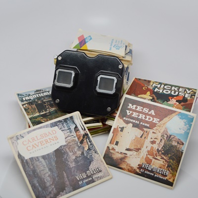Vintage Sawyer's View Master and Box of View Master Picture Reels