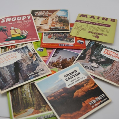 Vintage Sawyer's View Master and Box of View Master Picture Reels