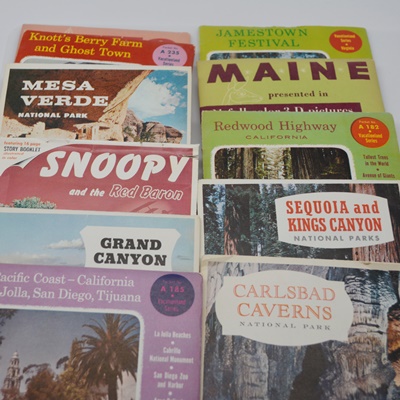 Vintage Sawyer's View Master and Box of View Master Picture Reels