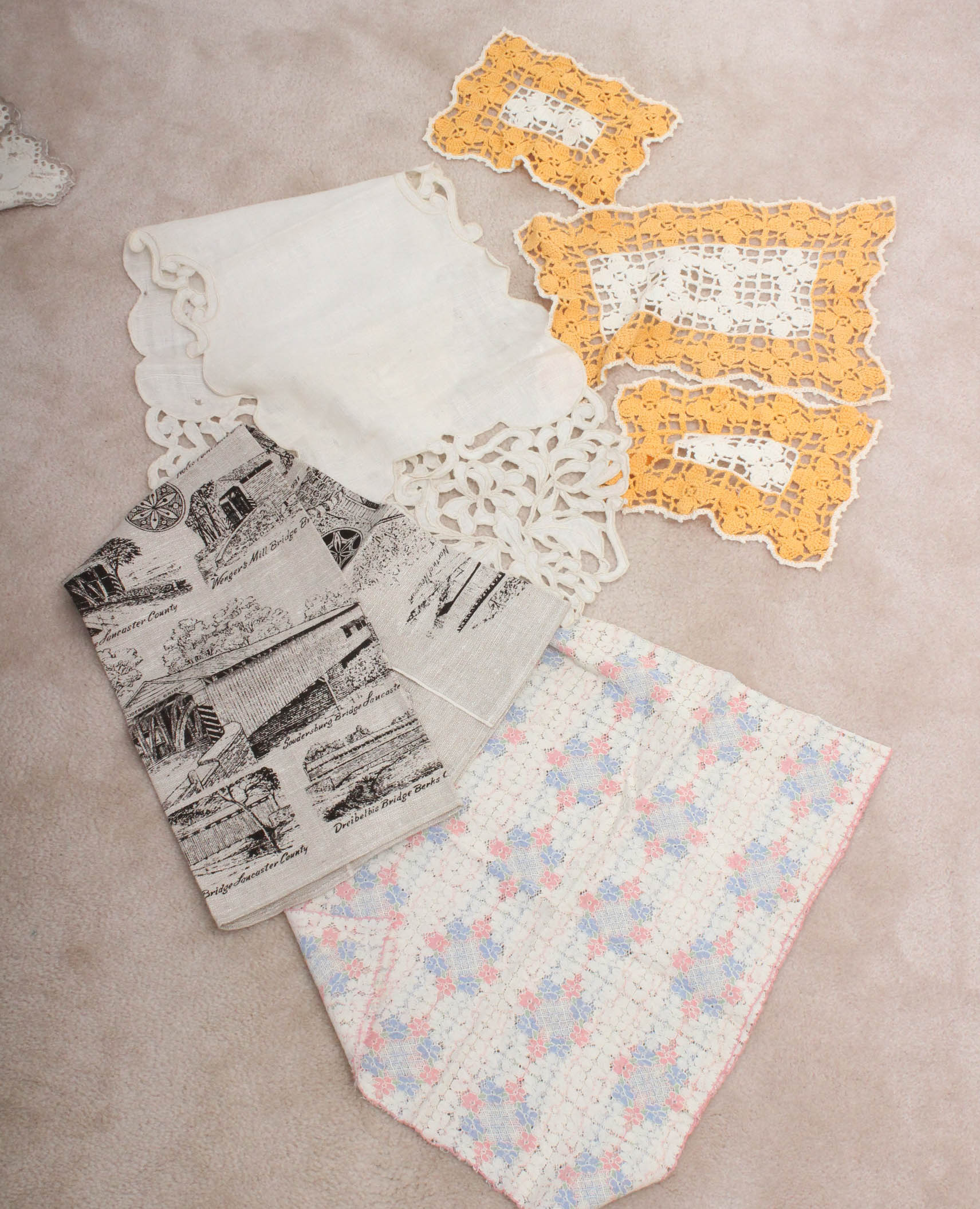 Vintage Handcrafted Wooden Quilt Rack