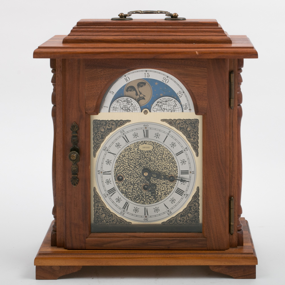 Emperor Moonphase Mantle Clock