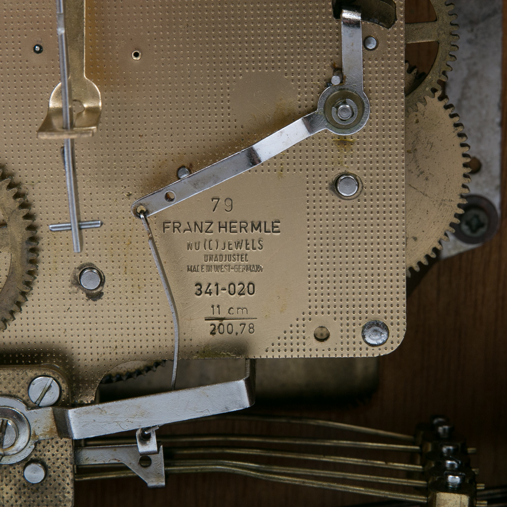 Emperor Moonphase Mantle Clock