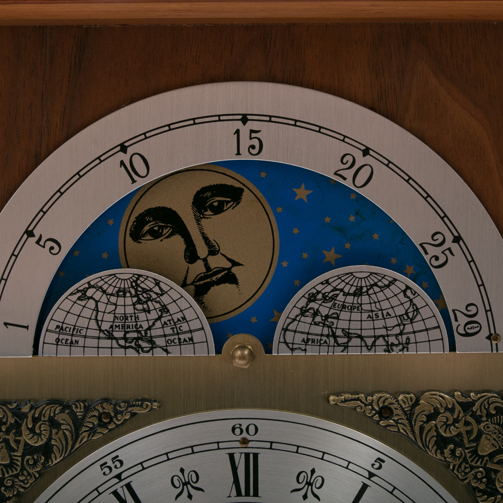 Emperor Moonphase Mantle Clock