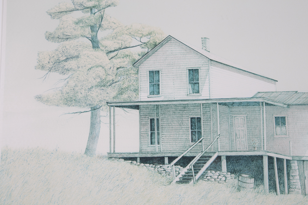 Gerald H. Lubeck Signed Artist's Proof  "Homestead"