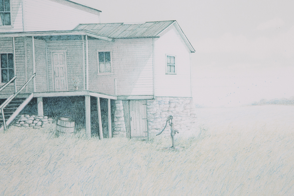 Gerald H. Lubeck Signed Artist's Proof  "Homestead"