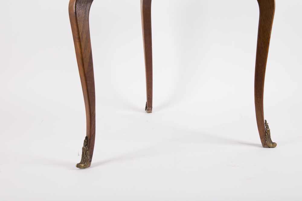 Vintage Two Tier Pie Crust Table