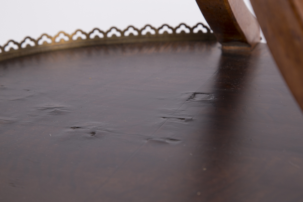 Vintage Two Tier Pie Crust Table