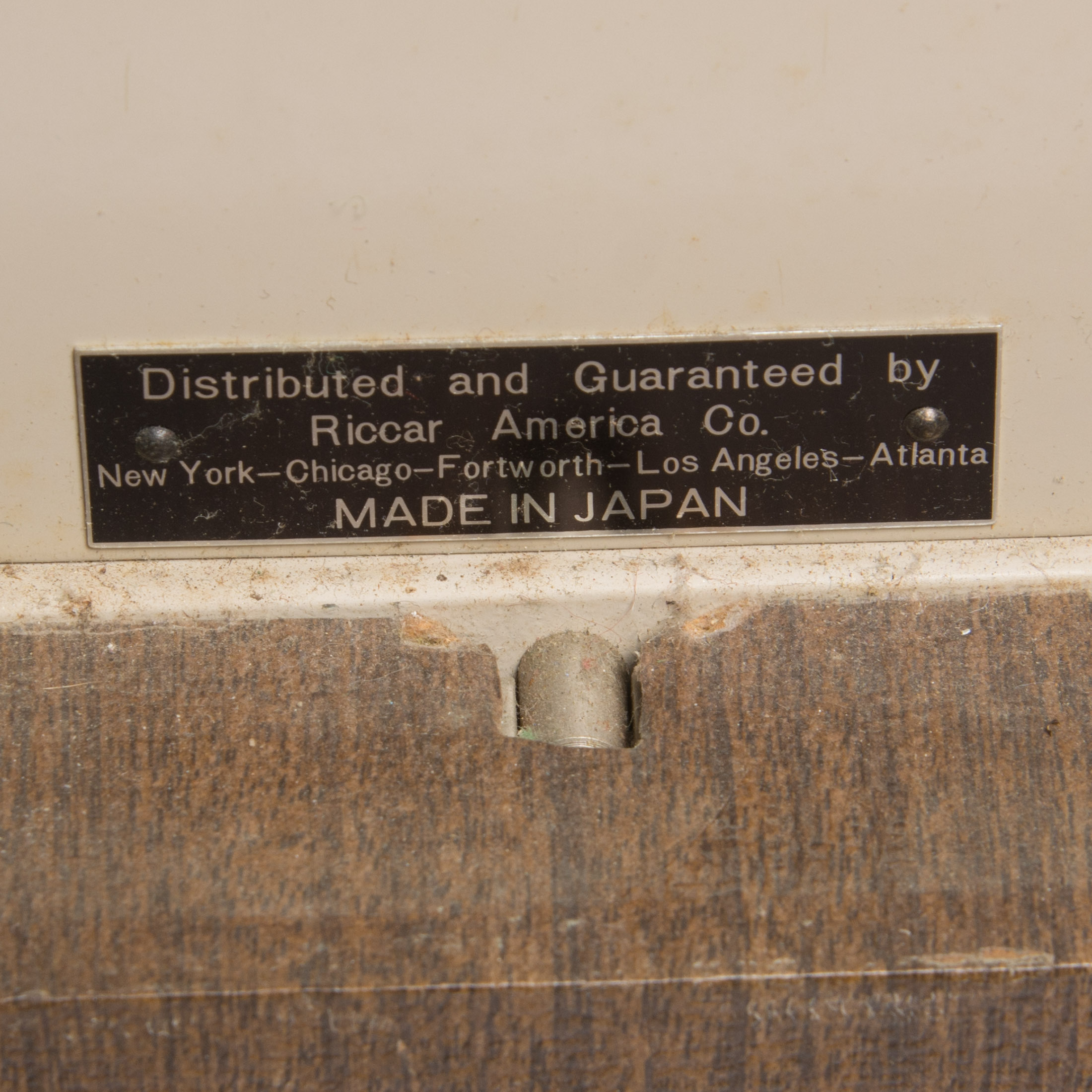 Riccar Vintage Sewing Machine