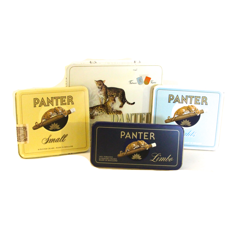 Vintage Panter Tobacco Tins