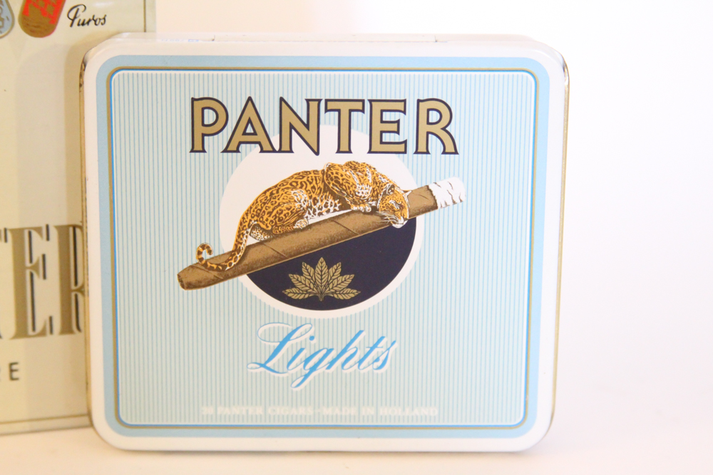 Vintage Panter Tobacco Tins