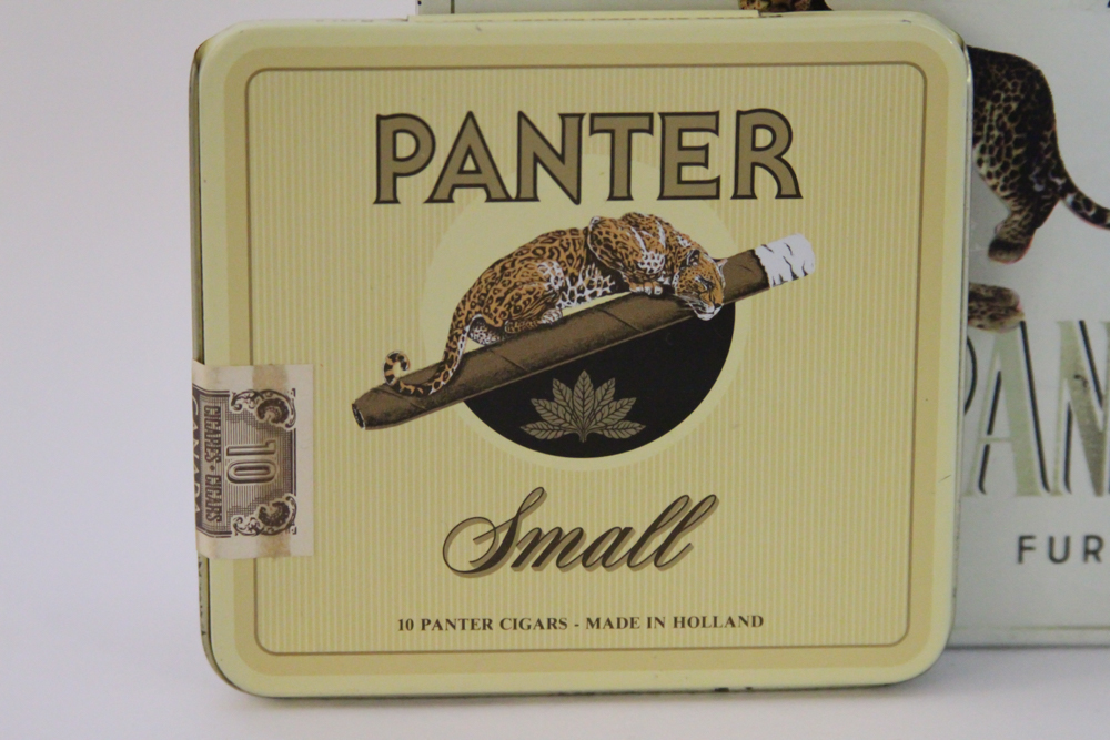 Vintage Panter Tobacco Tins
