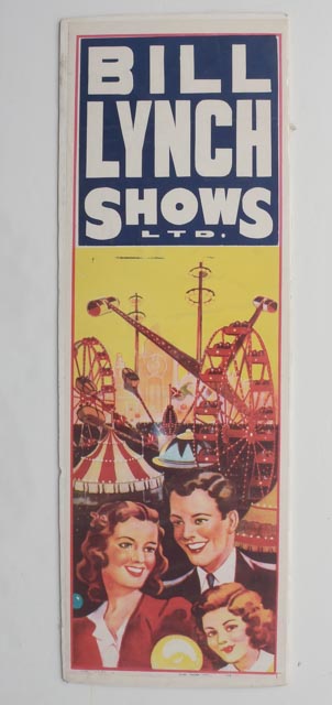 Two Duplicate 1940s Advertising Posters for Bill Lynch Shows and One 1940s County Fair Poster