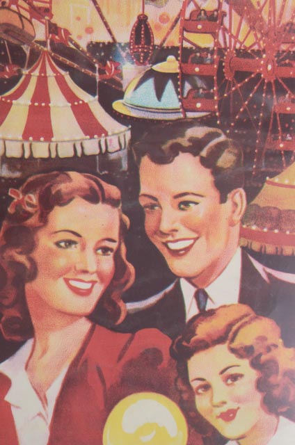 Two Duplicate 1940s Advertising Posters for Bill Lynch Shows and One 1940s County Fair Poster