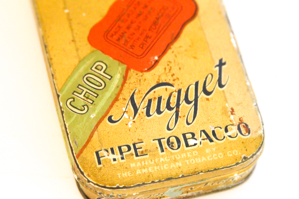 "California Nugget Pipe Tobacco" Tin