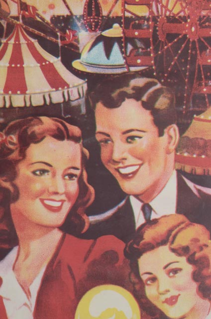 Two Duplicate 1940s Advertising Posters for Bill Lynch Shows and One 1940s County Fair Poster