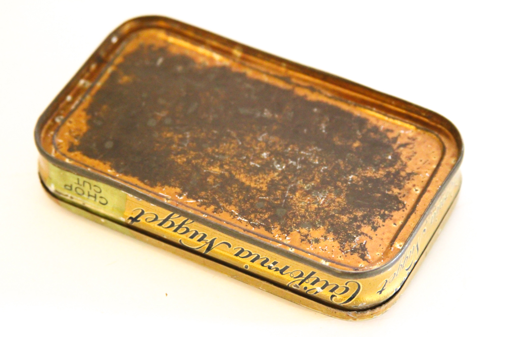 "California Nugget Pipe Tobacco" Tin